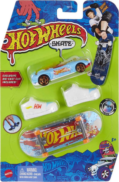 Hot Wheels Skate Tony Hawk Car and Fingerboard Set Gazella GT HGT76