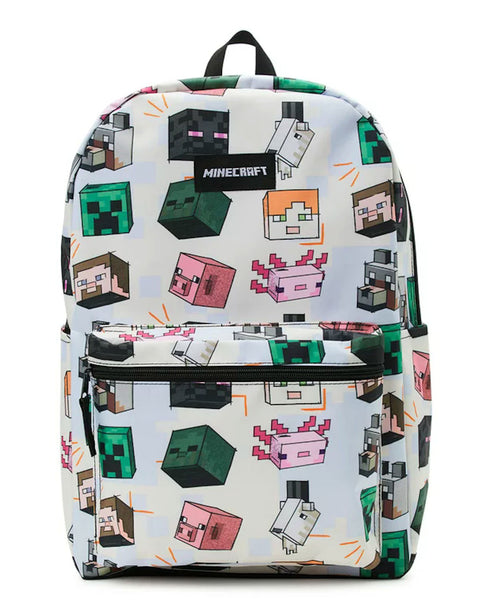 Minecraft Cream 17" Laptop Backpack