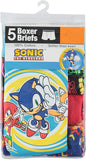 Sonic the Hedgehog 5pk Boys Boxer Briefs