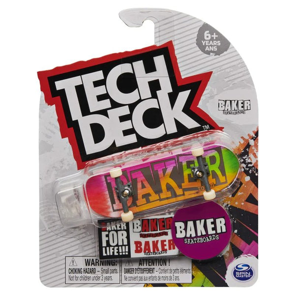 Tech Deck Mini Skateboard Rainbow Baker