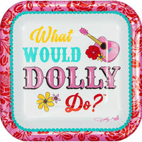 Dolly Party Party Supplies 10 What Would Dolly Do? Lunch Plates