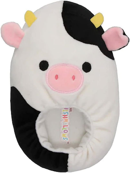 Squishmallows KellyToy Kids Slippers Plush (Connor Cow (Size 4/5))