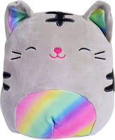 Squishmallows 8" Tally Tabby Cat (Rainbow Belly)