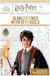 Harry Potter 16 Valentines Cards with Pencils