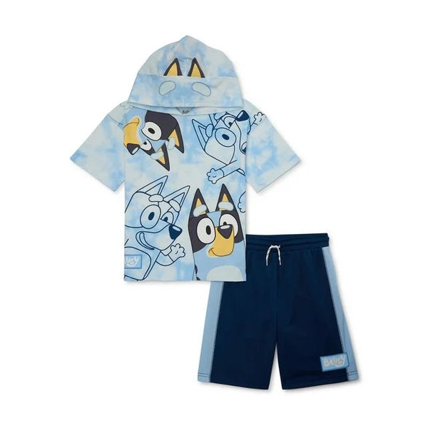 Bluey and Friends Hooded Short Set