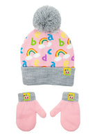 Cocomelon Toddler Knit Beanie Hat and Gloves Set