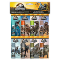 Jurassic World Valentine Exchange Tear N Share Lip Balms