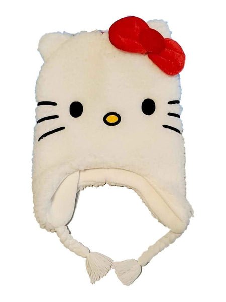 Hello Kitty Hat with Braided Ties