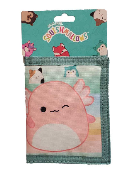 Squishmallows Tri-Fold Velcro Wallet with Archie and Friends