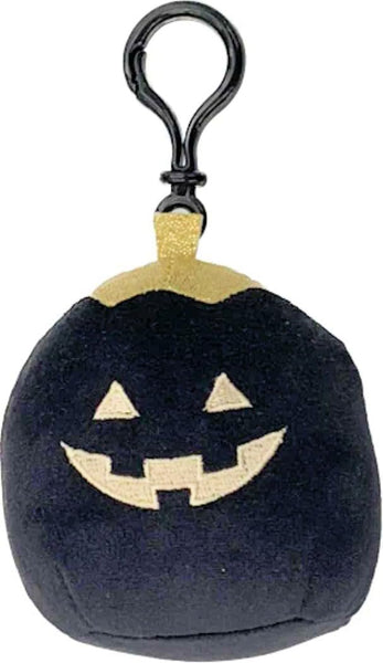 Squishmallows 3.5" Clip-On Paige the Black Pumpkin