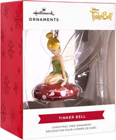 Hallmark Tinker Bell on Mushroom Ornament