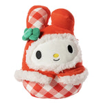 Squishmallows 6.5" Hello Kitty My Melody Christmas Outfit