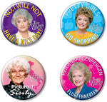 The Golden Girls Set of 4 Collectible Buttons