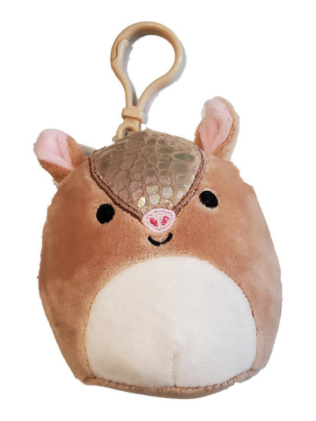 Squishmallows 3.5" Clip-On Thompson the Armadillo