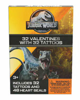 Jurassic World 32 Valentines with Tattoos