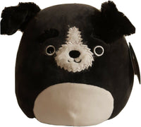 Squishmallows 8" Paulie Black Dog