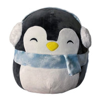 Squishmallows 12" Luna the Penguin with Blue Scarf