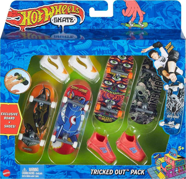 Hot Wheels Skate Fingerboard Tony Hawk Tricked Out Pack HNG71