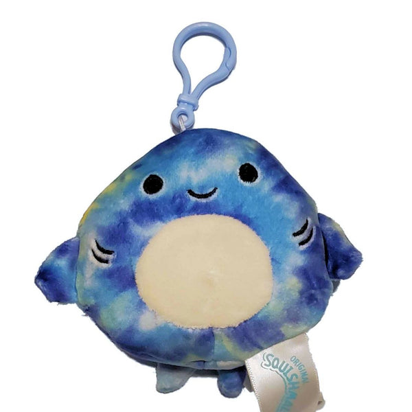 Squishmallows 3.5" Clip On Luther the Shark