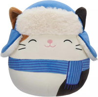 Squishmallows 8" Cam the Cat with Scarf and Hat