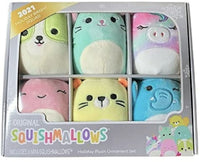 Squishmallows 2021 Holiday Plush Ornament Set