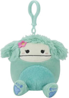 Squishmallows 3.5" Clip On Joelle The Bigfoot with Flower