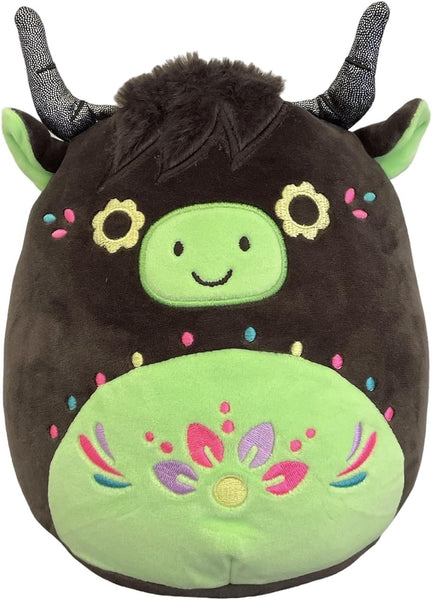 Squishmallows 8" Day of the Dead Catrina the Highland Cow