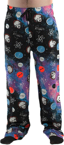 Albert Einstein Galactic Print Mens Lounge Pants