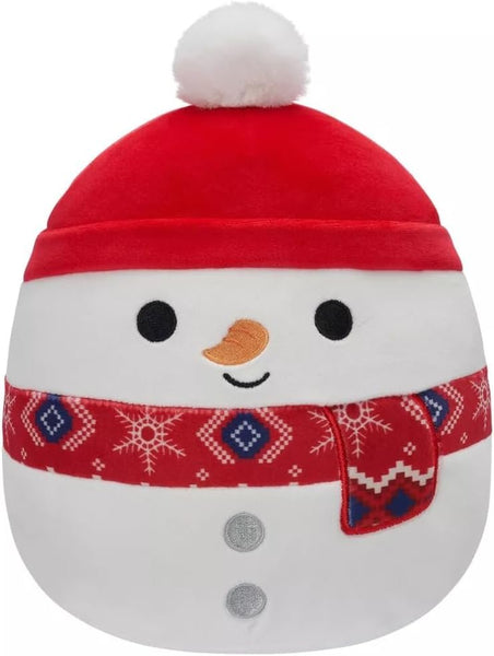 Squishmallows 8" Manny the Snowman with Red Hat