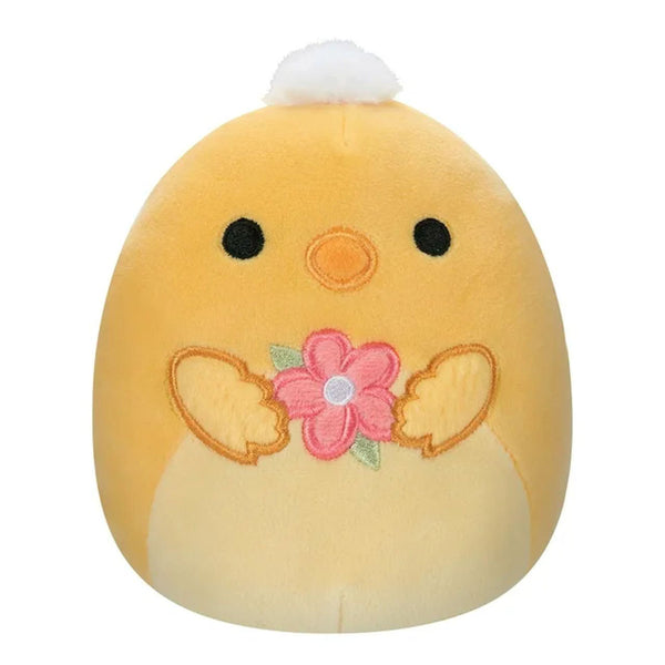 Squishmallows 5" Easter Triston the Chick with Flower