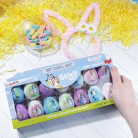 Bluey and Friends 14 Printed Candy Filled Easter Eggs