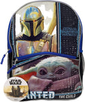 Star Wars the Child Baby Yoda 16" Half Moon Backpack with 1 Zipper Front