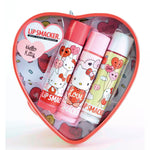 Hello Kitty Lip Smacker 3 Lip Balms in Heart Tin