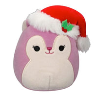 Squishmallows 4.5" Allina the Squirrel in Santa Hat