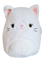 Squishmallows 12" Kelsey White Fuzzy Cat