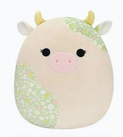 Squishmallows 8" Easter Ada the Cow with Floral Belly