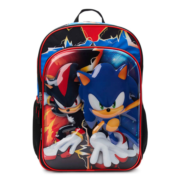 Sonic The Hedgehog and  Knuckles 17" Laptop Backpack