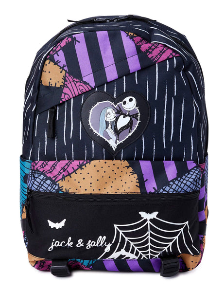 The Nightmare Before Christmas Jack and Sally 18" Laptop Backpack