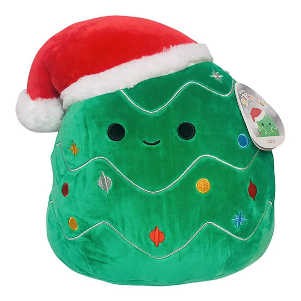 Squishmallows 8" Carol the Christmas Tree in Santa Hat