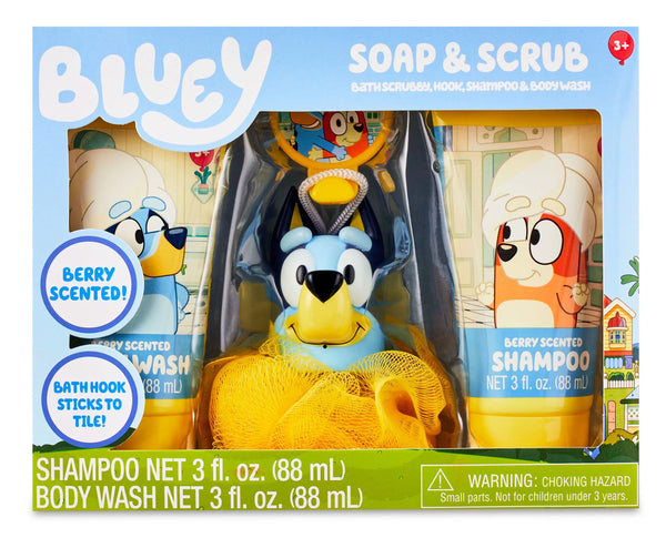 Bluey 4-Piece Soap & Scrub Gift Set