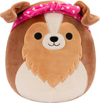 Squishmallows 11" Valentines Andres the Sheltie Dog