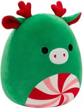 Squishmallows 5" Zumir Green Moose with Peppermint Swirl Belly