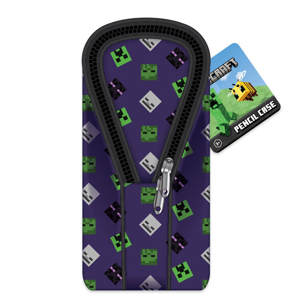 Minecraft Purple Soft Desktop Pencil Case