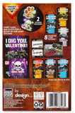 Monster Jam 16 Valentines Cards with 16 Glow Stickers