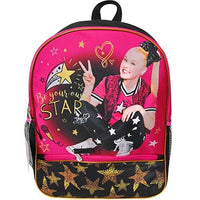 JoJo Siwa Backpack 16" Be Your Own Star Heart Peace Front Pocket