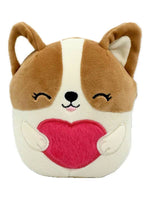 Squishmallows 5" Valentines Regina the Corgi