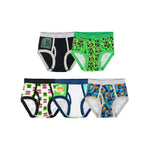 Minecraft 5 Pack Boys Cotton Briefs