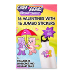 Care Bears 19 Valentines Cards with Jumbo Stickers