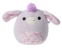 Squishmallows 4.5" Delzi the Donkey with Floral Belly