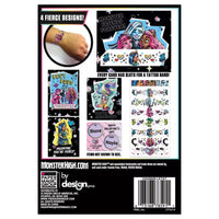 Monster High 16 Valentines with Tattoo Bands